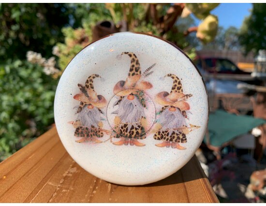 Yeehaw Cowboy Cowgirl Cow print Gnomes 30 oz. stainless steel tumbler with lid and straw