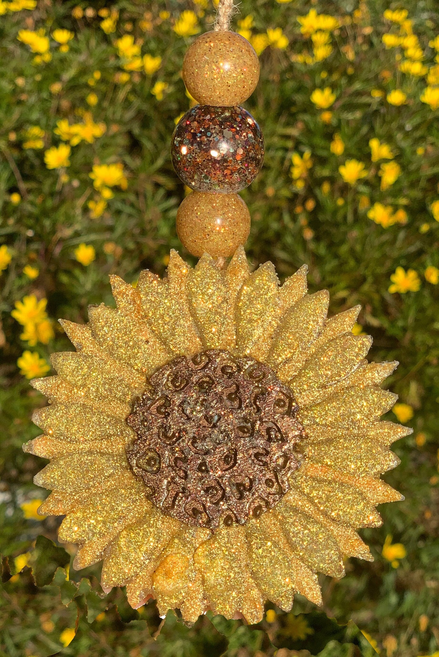 Sunflower Car Freshie