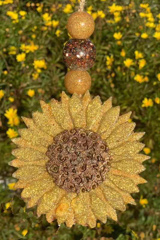 Sunflower Car Freshie