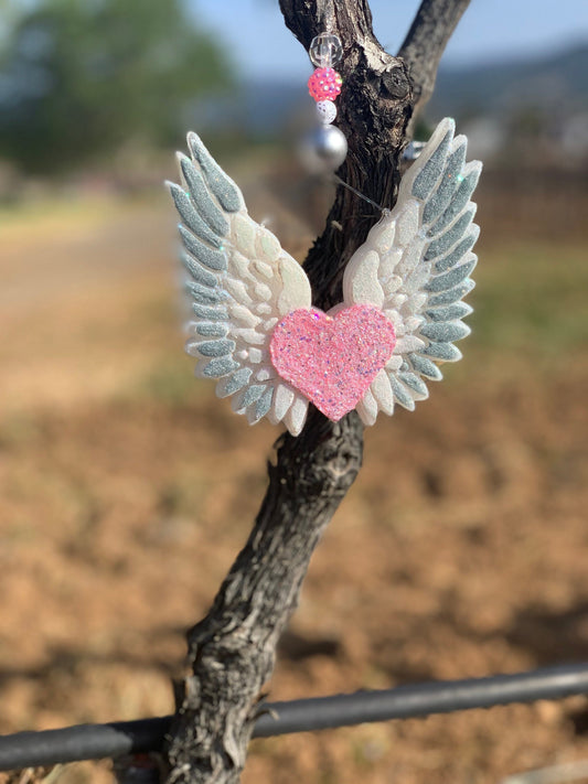 Winged Heart Car Freshie