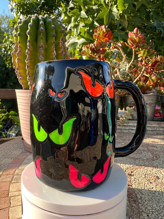 Glow in the Dark Spooky Eyes Mug