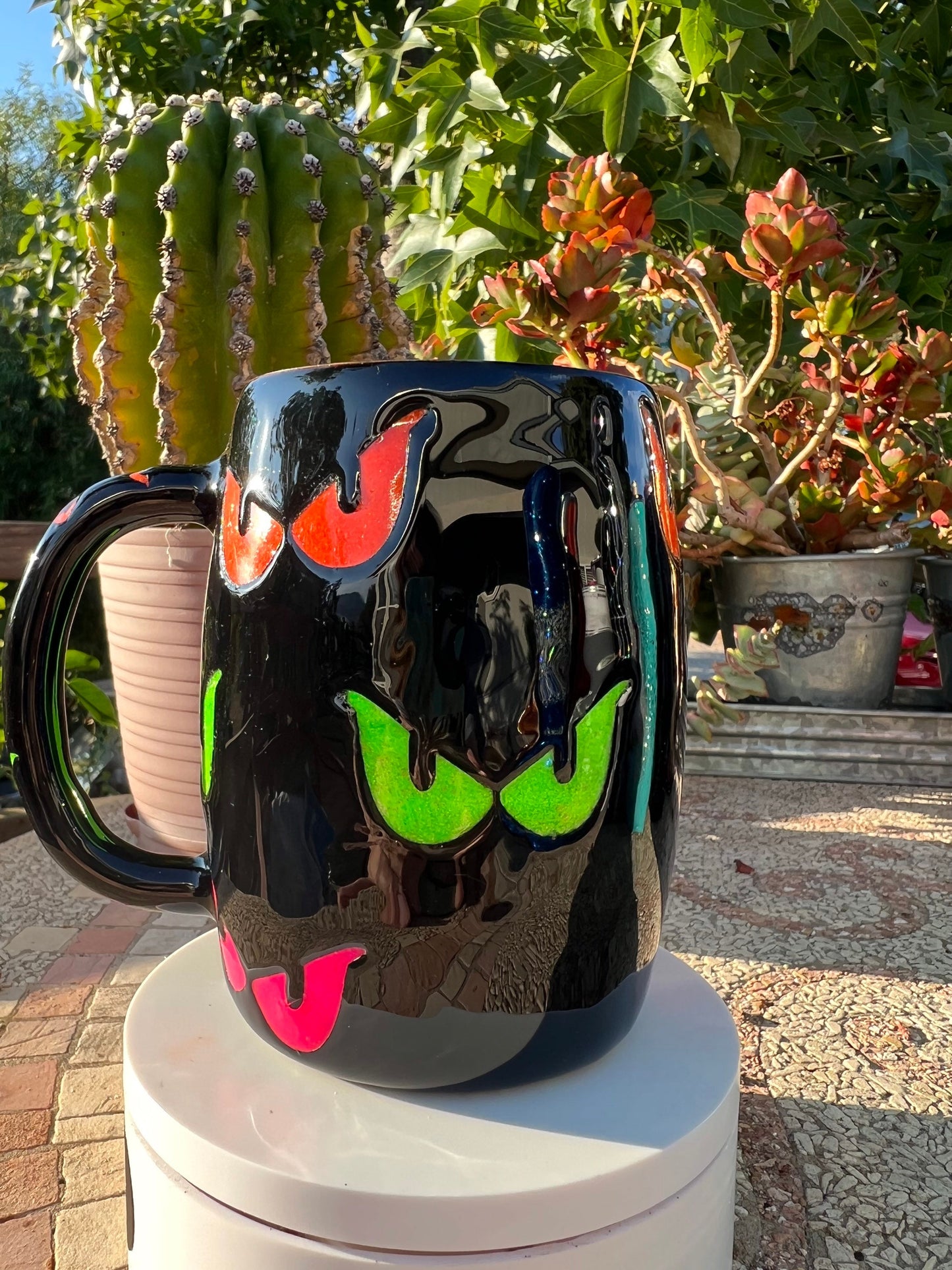 Glow in the Dark Spooky Eyes Mug